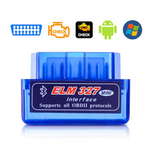 Load image into Gallery viewer, New OBD V2.1 V1.5 mini ELM327 OBD2 Bluetooth Auto Scanner