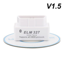 Load image into Gallery viewer, New OBD V2.1 V1.5 mini ELM327 OBD2 Bluetooth Auto Scanner